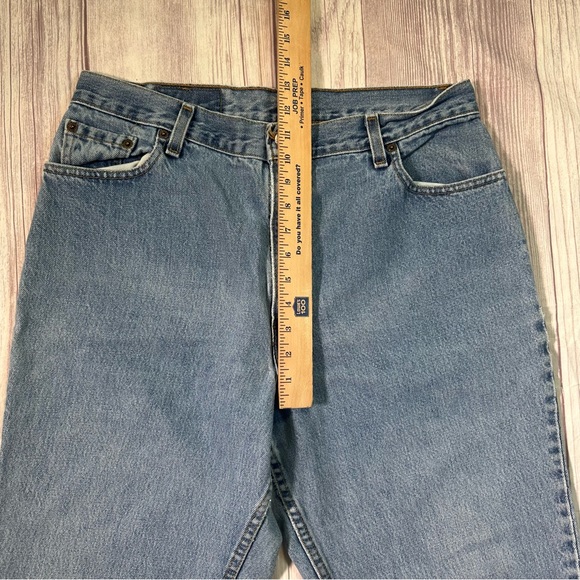 Women’s Vintage 90s Y2K Levi’s 550‎ USA 100% Cotton Relaxed Fit Denim Jeans 16M - Picture 5 of 9